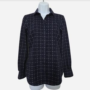 Brooks Brothers Tailored Non Iron Button Down Blue Shirt Size 0